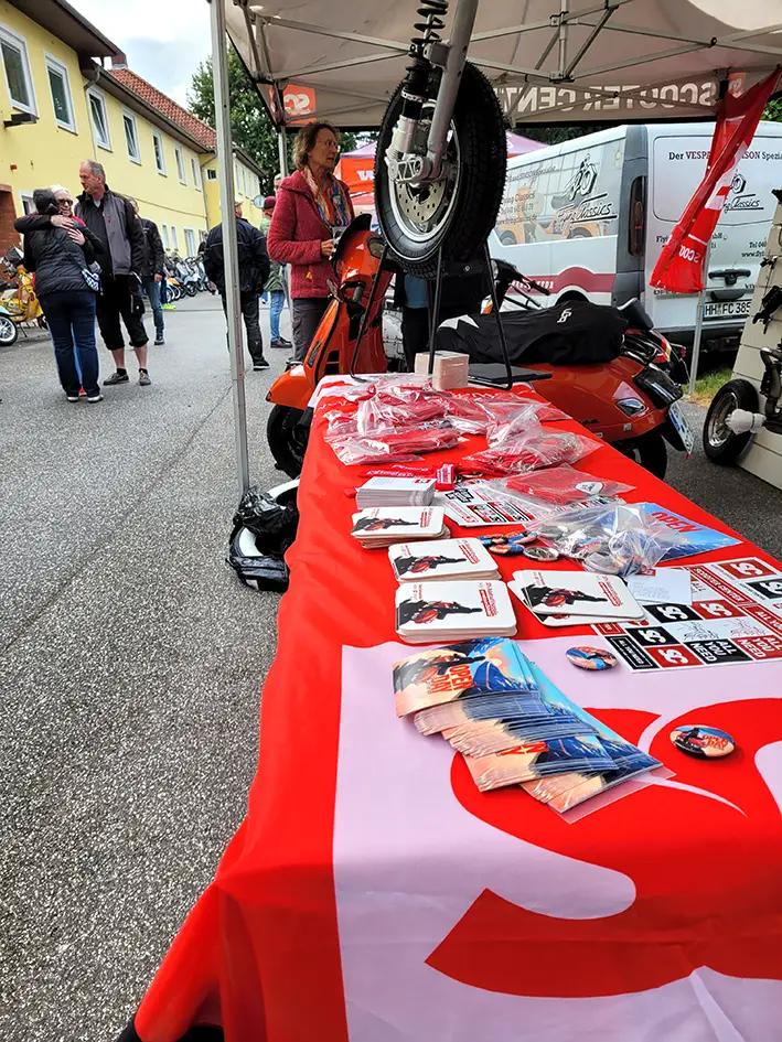Scooter Center-montern på VC Hamburgs jubileum